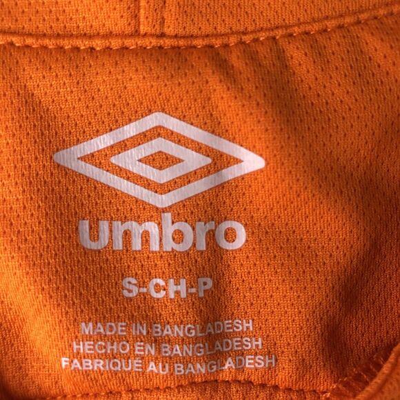 Umbro Manchester MCMXXIV FC Orange Men's Soccer Jersey Size Small - Picture 3 of 12
